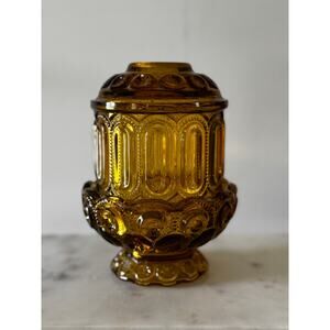 Moon and Stars LE Smith AMBER 2pcs FAIRY Courting Candle Tea Light Lamp